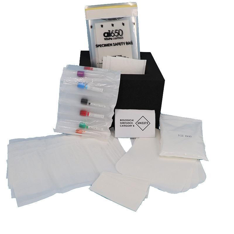 UN Flow Cytometry HDPE Writable Pathology Specimen Transport Bags