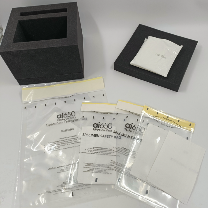 Specimen Bags With Ziplock, Biodegradable Biohazard Specimen Bags