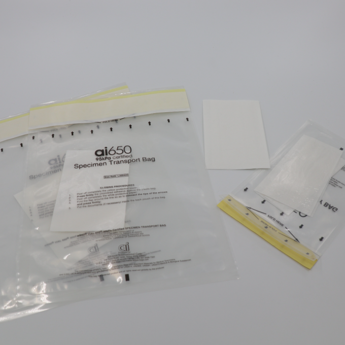 Plastic Clear Specimen Bag Ziplock Medical Specimen Bags For Lab Pathology