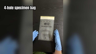 4-hole specimen bag whitout absorbent pouch