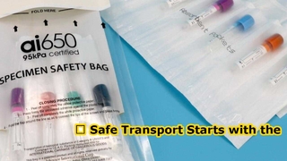  Specimen Transport Bag – Meets UN3373 & PI650 standards