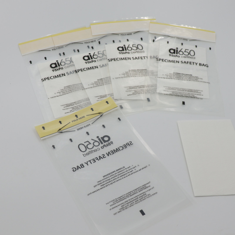 Lab Zipper Bag High Performance Print Colored Film Hold Document And Specimen