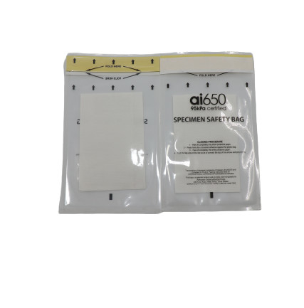 Biohazard Specimen Transport Bags Individual Pouch Packaging For Medical Laboratories