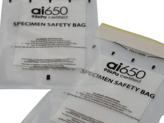 Custom Biohazard Medical Resealable Bag PE Waterproof Zip Lock Specimen Bag For Lab