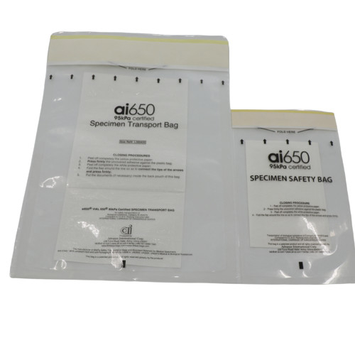 Square 95kpa Transport Bags For UN3373 Biological Substance Transport Various Sizes