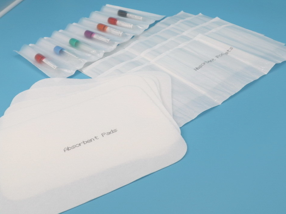 7 Slotted Absorbent Pocket Sleeve Gamma Radiation Sterilized For Medical Lab Supplies