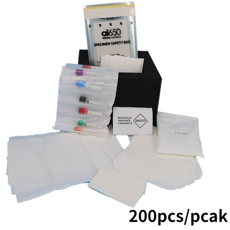 Disposable Hospital Biohazard Waste Bags Red Color Customized Size Square Bottom Bag