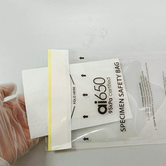 Disposable Hospital Biohazard Waste Bags Red Color Customized Size Square Bottom Bag