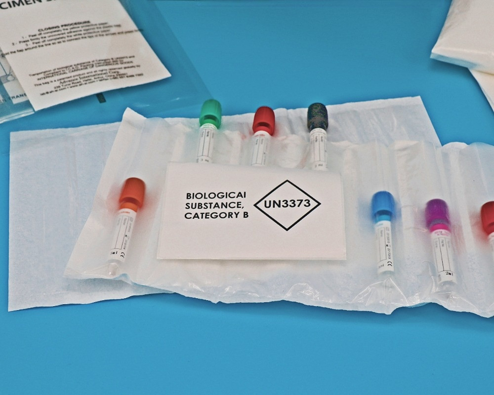 AI650 95kPa Specimen Bags Liquid Tight Lab for Detection specimen Transport Packing