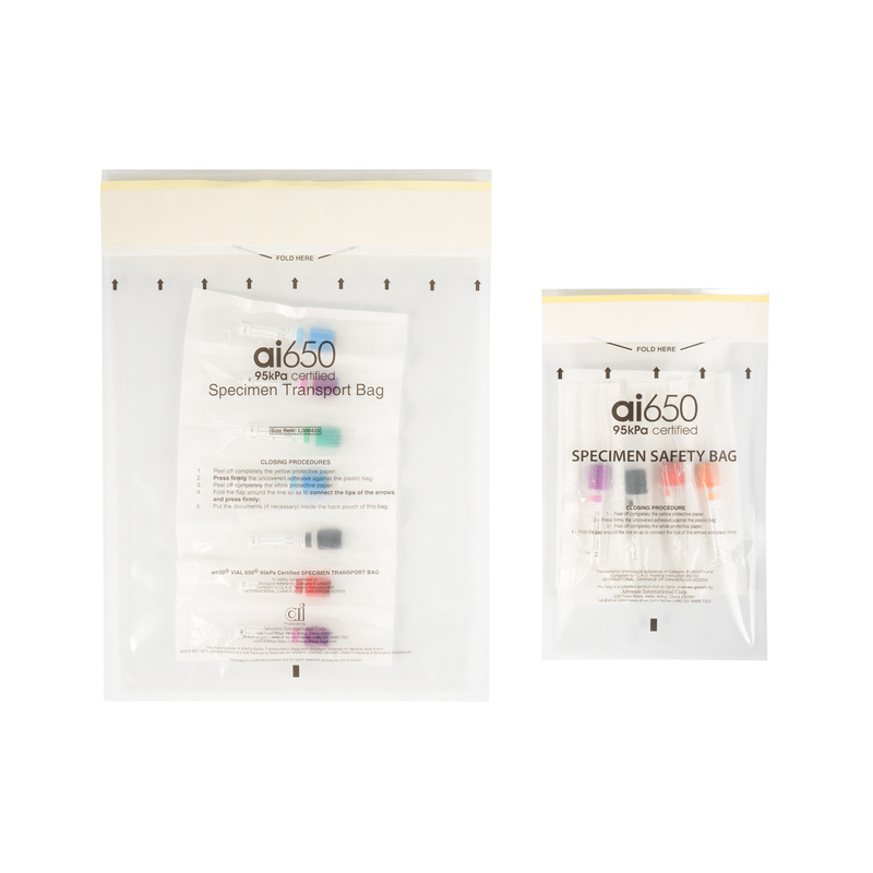 Zipper Closure Laboratory Cryogenic Vials Kits for Storing And Transport Specimen Sample
