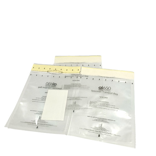 AIC Sterile Sample Medical Biohazard Bags Specimen Transport Bag Document Pouch Plastic Zip Bag