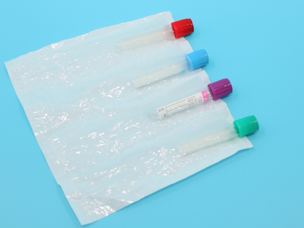 95kPa Tourniquet Serum Tubes Blood Collection 4-Slotted Absorbent Pocket Sleeves 2400pcs/Pack For Chemical