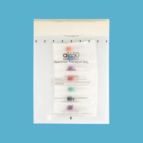MultiPurpose 95kPa Transport Bag Featuring 7 Diverse Absorbent Chambers For Bio-Specimens