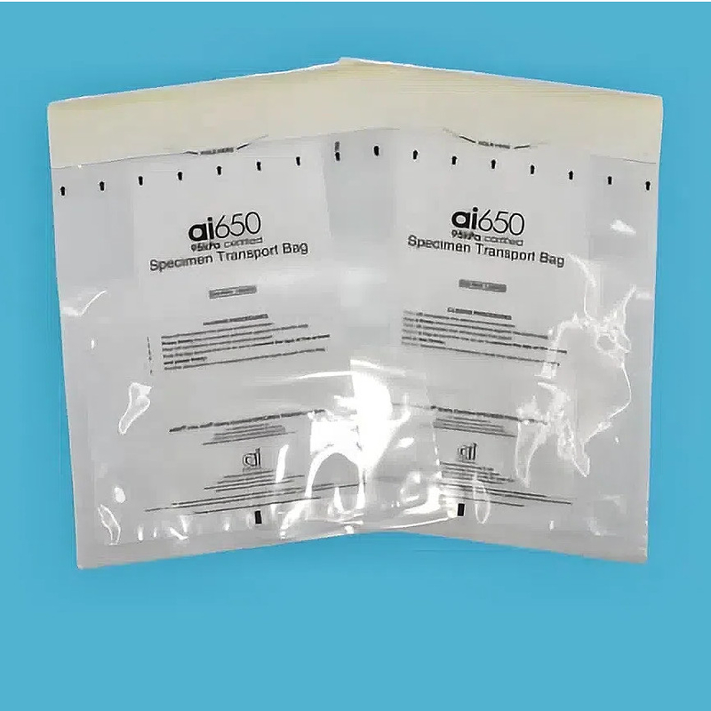 Qualified 95 KPa Transport Bag Absorbent Pocket Sleeve For UN 3373 And UN 2814 Substances