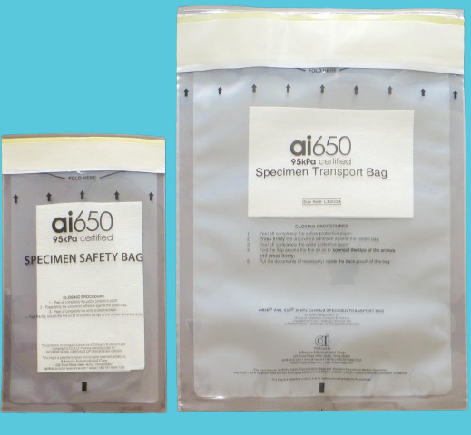 Ai650 95kpa Specimen Bags Isolation Transport Plastic Bags Sampe Small Bags In Infirmaries Laboratories Research Facilities