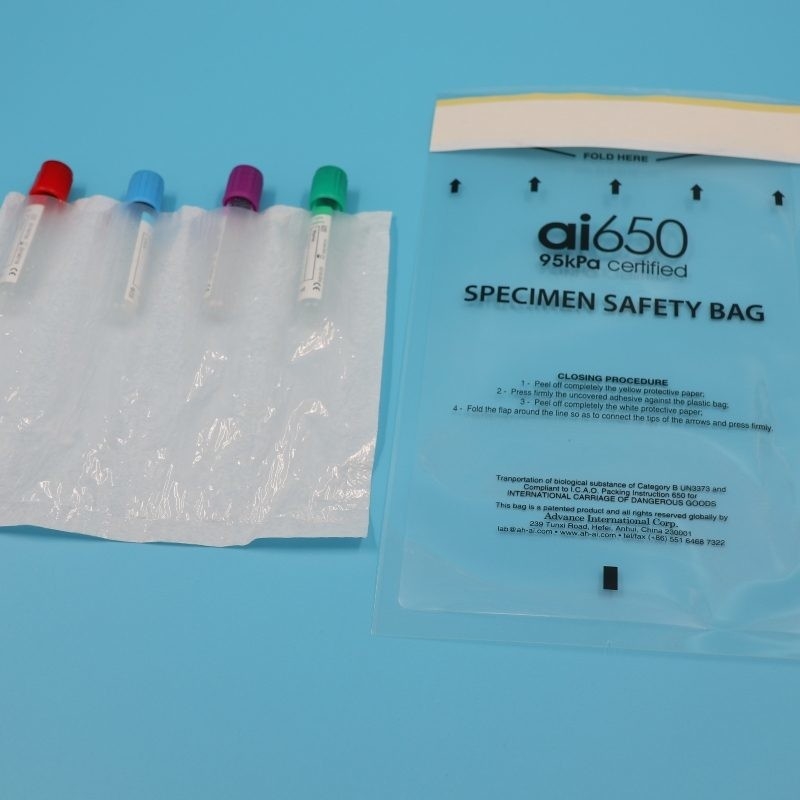 Free Sample Disposable Sample Bag Laboratory Medical Specimen Exhibit Biohazard Sample Bag