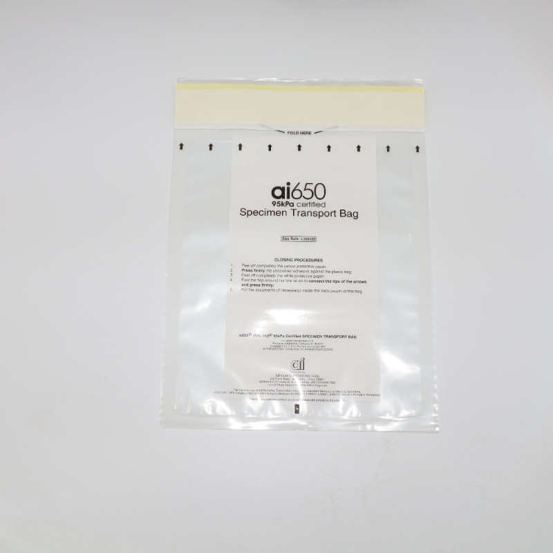High-Pressure 95kPa Transparent Specimen Bags Industrial Strength Durable Design For Bio Samples And Hazardous Materials