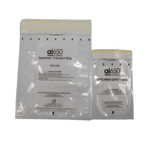 95kPa Specimen Bags Biological Transport Hazard Bag Has Strong Pressure Resistance And Self-Sealing Leak-Proof