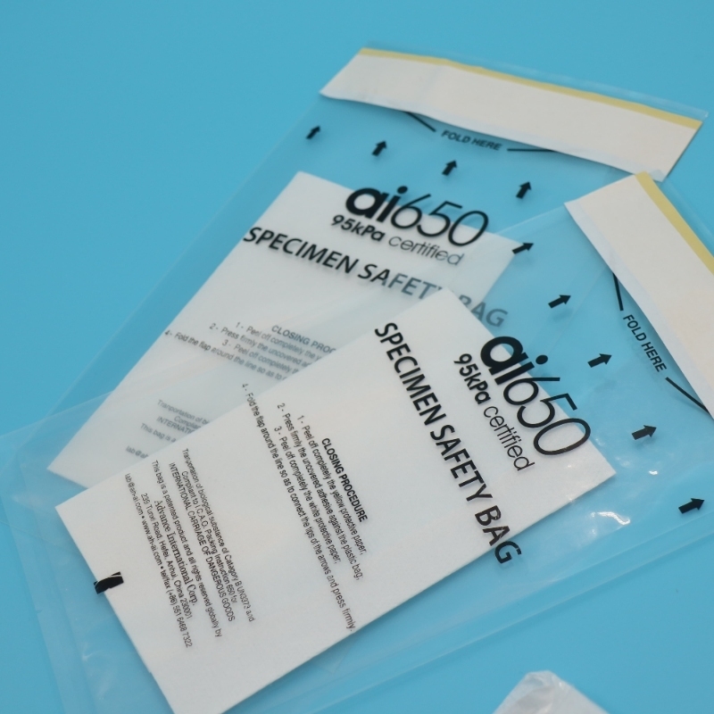 Heavy-Duty AI 650 Leak-Proof Specimen Bag For Laboratory Samples