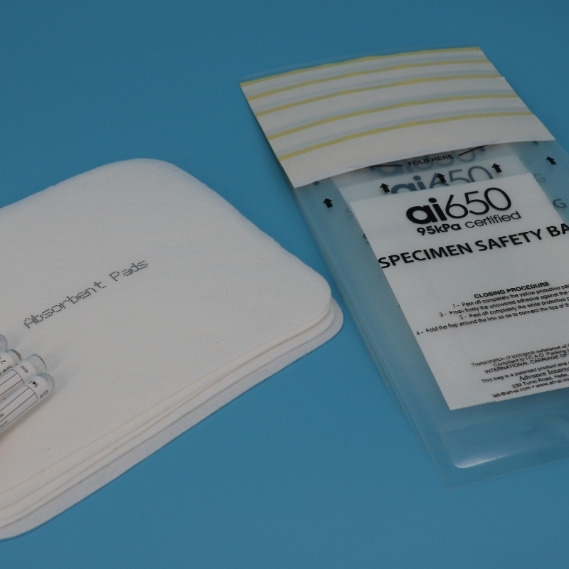 AIC 95 KPa Pressure Resistant Specimen Transport Bags For Medical Laboratory Sample Collection And Storage