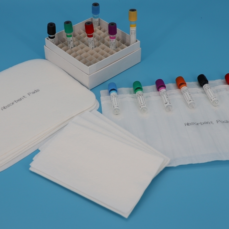 95kPa Biohazard Transport Bags with 4 Slot Absorbent Sleeve and 550ml Absorbency