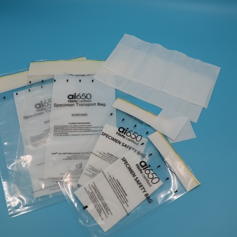 Biohazard Specimen Bag - 95kpa Certified For Safe Transport Of Diagnostic Specimens (UN2814 & UN3373)