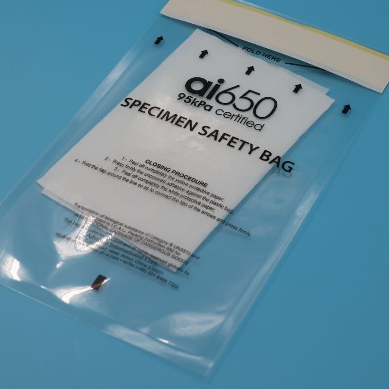 Bolsas Para Muestras De Laboratorio 95kPa Leak-Proof Biohazard Specimen Transport Bags