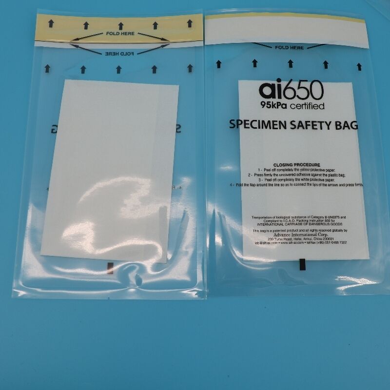 Lab & Medical Specimen Transport Kit - Leak-Proof 95kPa Pressure Safety Bag For Blood, Pathological Samples