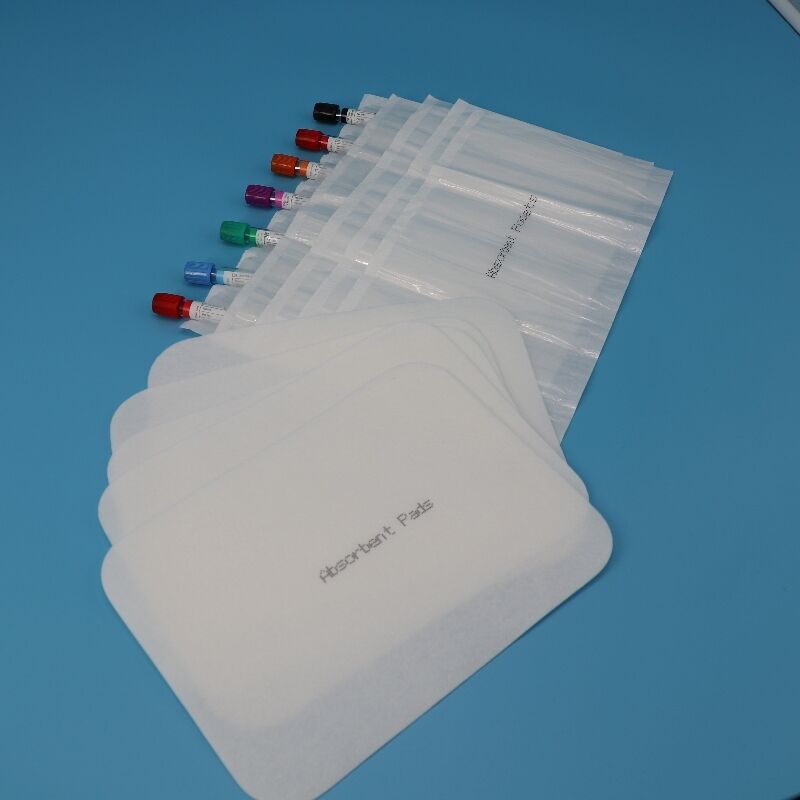 Specimen Transportation Absorbent Pocket Sleeve 4 Slotted Disposable Medical Laboratory Use