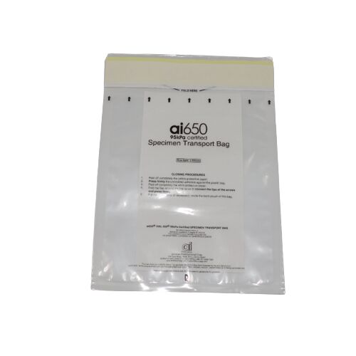 95kPa Biohazard Specimen Transport Bags With Absorbent Pad Leak-Proof Medical Sample Bags For Safe Transportation Of Laboratory Specimens Urine Blood Containers