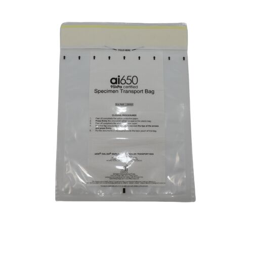 95kPa UN3373 Specimen Transport Bags - Biohazard Blood Urine & Stool Sample Bag AI650 High-Pressure Medical Transport Packaging
