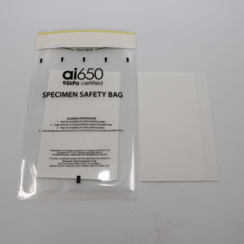 Medical Specimen Bag Specimen Transport Bag Specimentransport Bag, Zip Lock Biohazard Specimen Transport Bags Plastic Zipper Bag For Hospital Waste & Lab Use