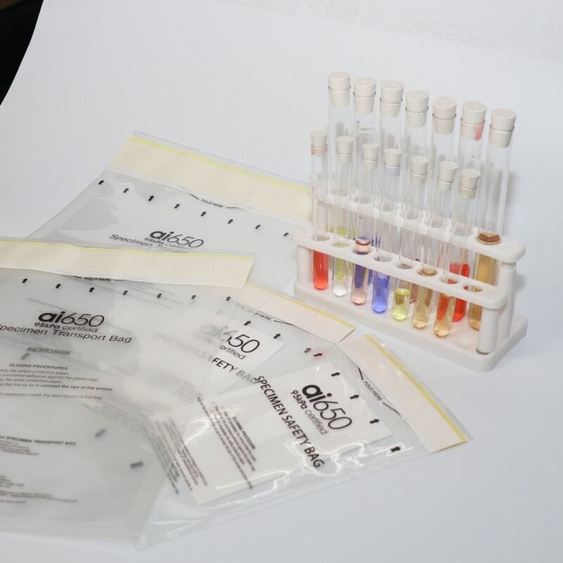 95kPa Specimen Bag Biohazard Packaging Bag For UN3373 Specimen Transport & Dangerous Goods