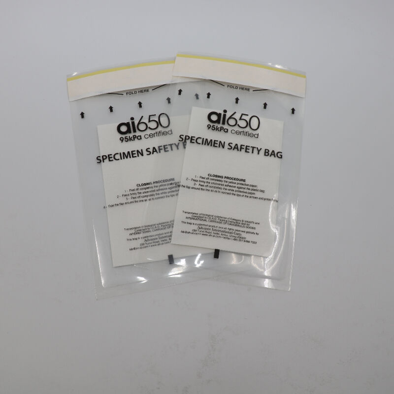 4/7 Slotted Absorbent Pocket Sleeve Disposable Medical Grade For Specimen & Sample Transportation