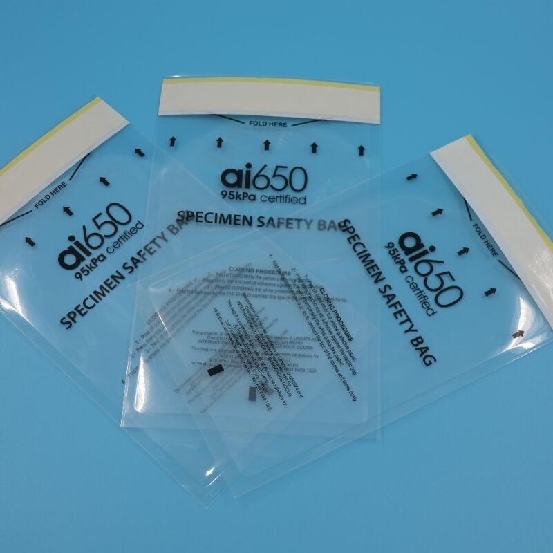 Medical Laboratory Specimen Absorbent Pocket Sleeve, 4/7 Slotted, Disposable For Safe Sample Transport