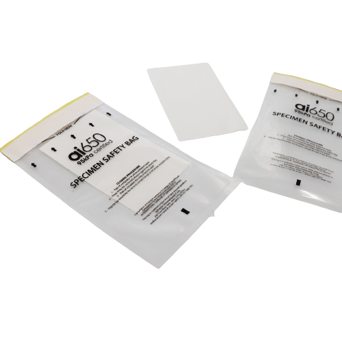 Disposable Medical Specimen Tube Absorbent Pocket Biohazard Safe, Ideal For Blood, Urine & Clinical Sample Transport