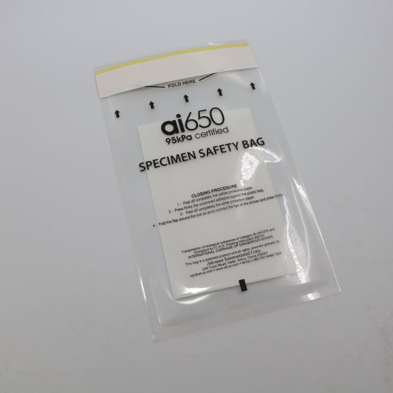 Disposable Specimen Tube Absorbent Pocket Medical-Grade, Biohazard Safe For Blood, Urine & Clinical Sample Transport In Laboratories