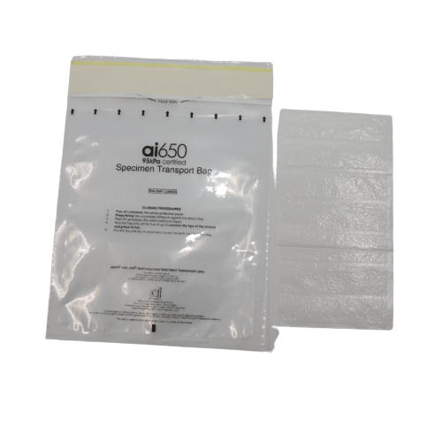 4-Slot & 7-Slot Absorbent Sleeve Pouch For Specimen Collection Transport Kits