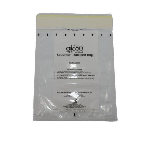 Disposable Medical Specimen Tube Absorbent Pocket High Absorbency 4 Slotted For Laboratory & Biohazard Use