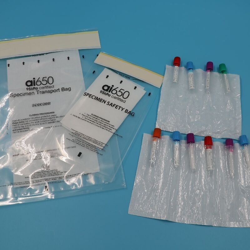 Medical Laboratory Absorbent Pocket Sleeve Qualified 95kPa Transport Bag Absorbent Sleeve