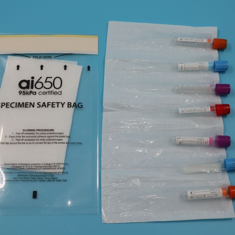 Custom Biological Specimen Transport Bags Large & Small IATA Specimen Bag Manufacturer, 95 KPa Biohazard Bags