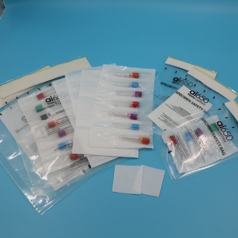Absorbent Specimen Tube Packaging Pockets Clinical Sample Absorbent Pocket For Medical & Lab Use
