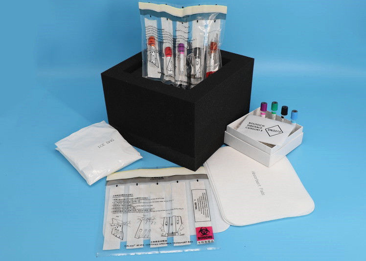 Transparent Color 95kPa Biohazard Specimen Transportation Bag Pressure Resistant
