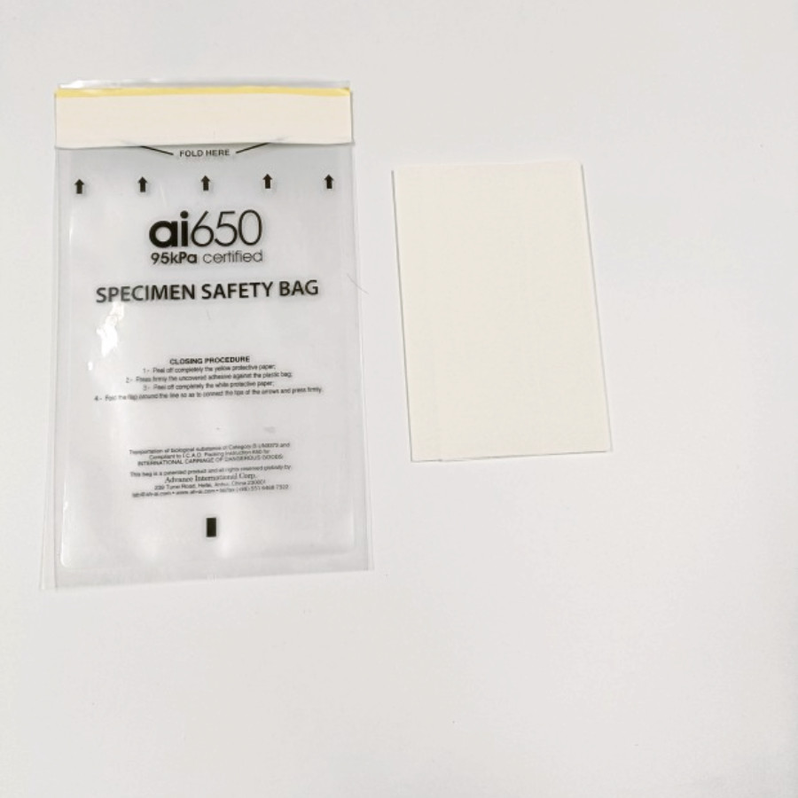 Disposable 95kpa Customizable Bag For Specimen Shipping