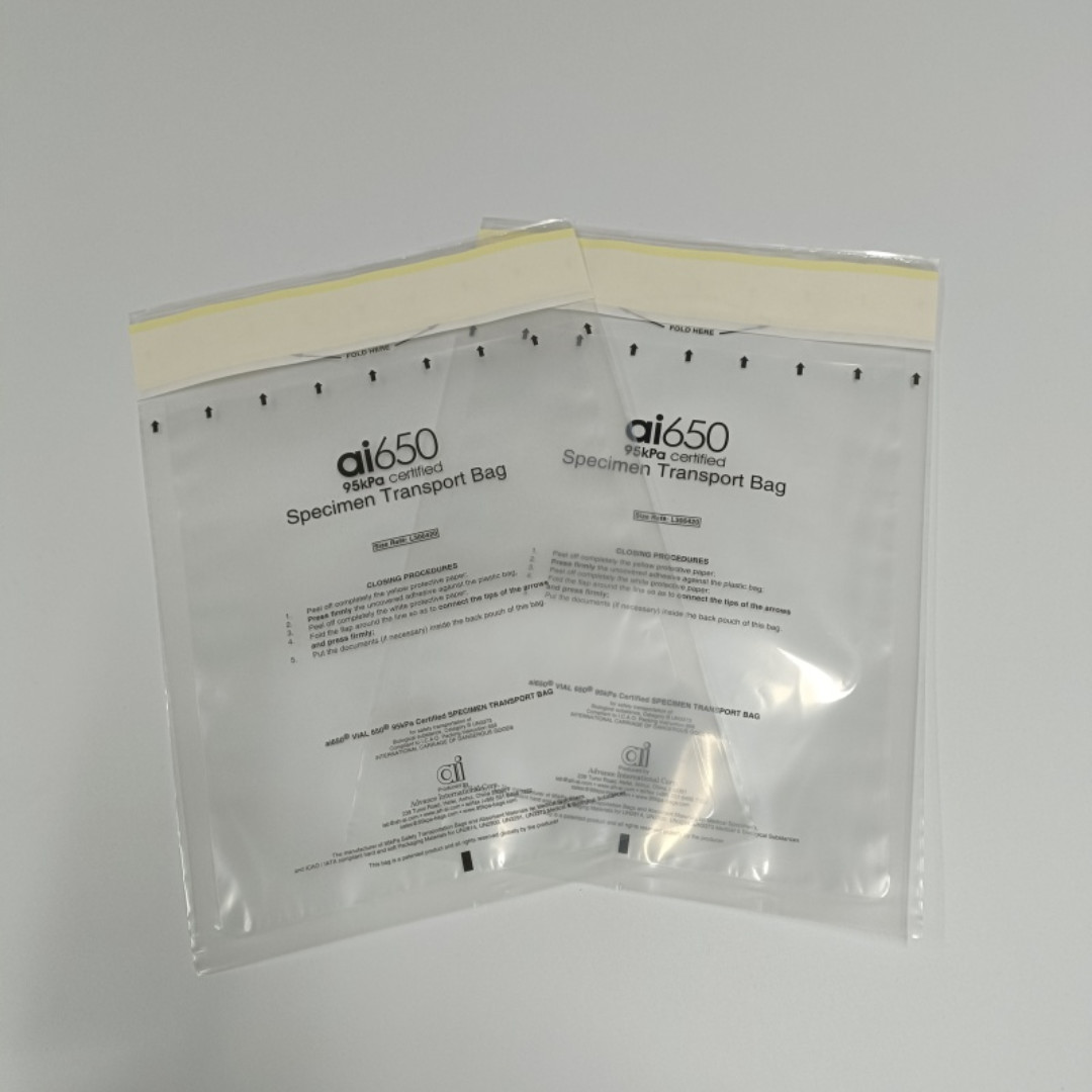 Custom Recyclable Poly 95kPa Biohazard Bag Waterproof