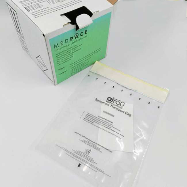 PE Biological 95kPa Specimen Transport Bag Customized