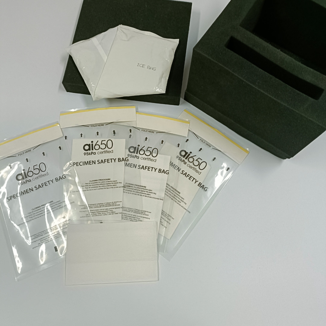 Plastic Packaging Biohazard Specimen Transport Bag Disposable