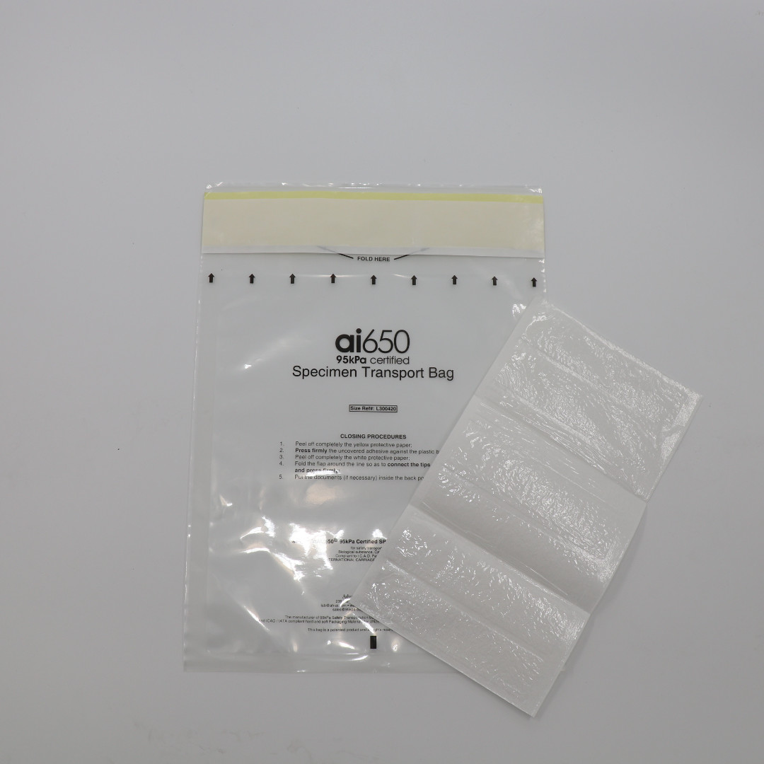Wholesale Biohazard Specimen Bag Disposable Clear Transparent Specimen